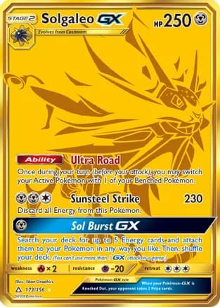 Solgaleo GX (Secret Rare) — SM - Ultra Prism