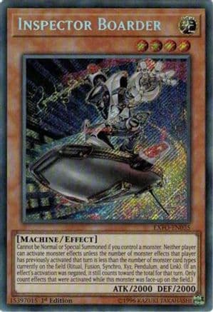 Inspector Boarder — Extreme Force Yu-Gi-Oh! card by KAZUKI TAKAHASHI