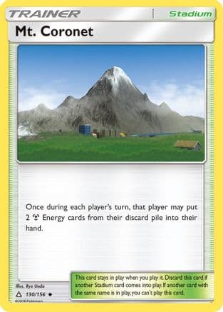 Mt. Coronet — SM - Ultra Prism Pokémon TCG card by Ryo Ueda