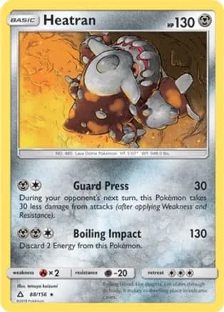 Heatran - 88/156 (Prerelease Kit Exclusive) — Deck Exclusives