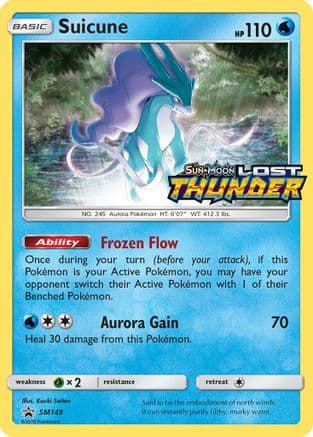 Suicune - SM149 (Prerelease) — SM Promos Pokémon TCG card by Kaida Tomoyo
