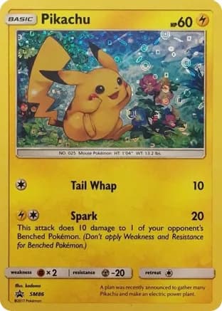 Pikachu - SM86 (General Mills Promo) — Miscellaneous Cards & Products