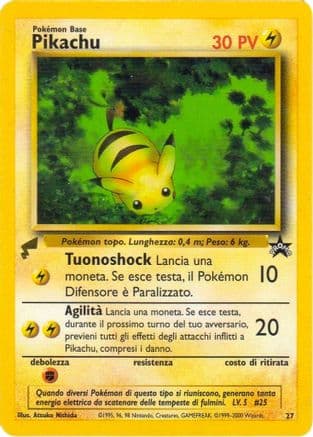 Pikachu (Baby) — WoTC Promo Pokémon TCG card by Atsuko Nishida