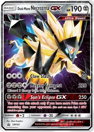 Dusk Mane Necrozma GX - SM102 — SM Promos