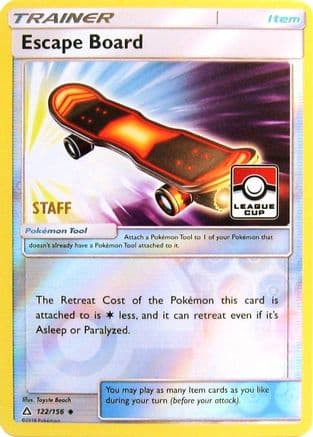 Escape Board - 122/156 (League Cup) [Staff] — League & Championship Cards Pokémon TCG card by Toyste Beach