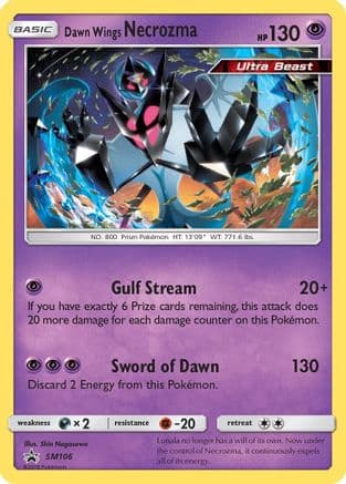 Dawn Wings Necrozma - SM106 — SM Promos Pokémon TCG card by Shio Nagaoka