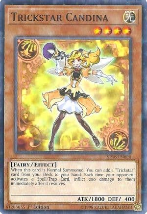Trickstar Candina (Starfoil) — Yu-Gi-Oh! card
