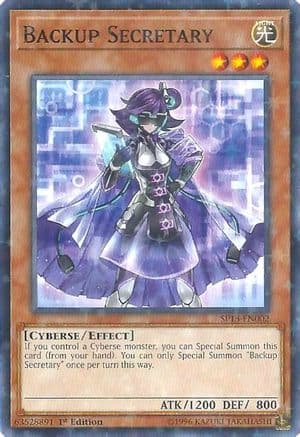 Backup Secretary (Starfoil) — Star Pack VRAINS Yu-Gi-Oh! card by KAZUKI TAKAHASHI
