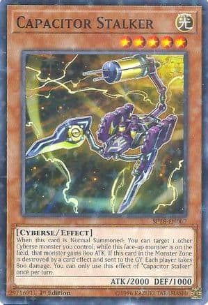 Capacitor Stalker (Starfoil) — Star Pack VRAINS Yu-Gi-Oh! card by KAZUKI TAKAHASHI