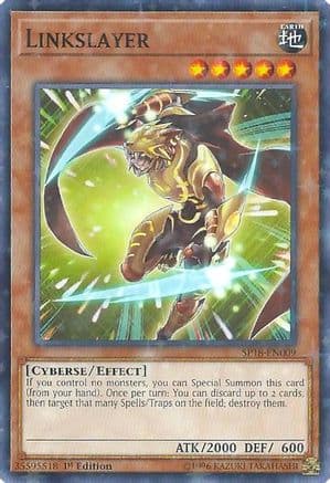 Linkslayer (Starfoil) — Star Pack VRAINS Yu-Gi-Oh! card by KAZUKI TAKAHASHI