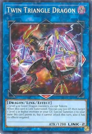 Twin Triangle Dragon (Starfoil) — Star Pack VRAINS