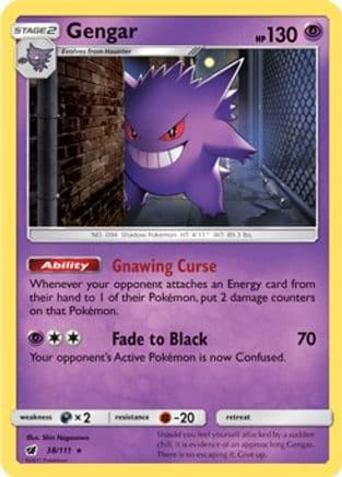 Gengar - 38/111 (Prerelease Kit Exclusive) — Deck Exclusives Pokémon TCG card by Shin Nagasawa