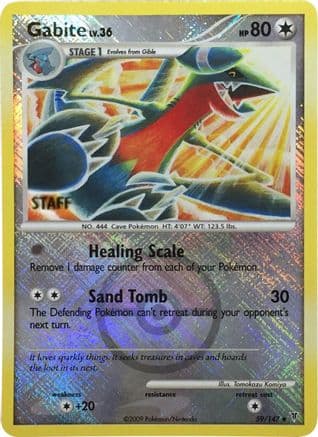 Gabite - 59/147 (Championship Promo) [Staff] — League & Championship Cards Pokémon TCG card by Tomokazu Komiya