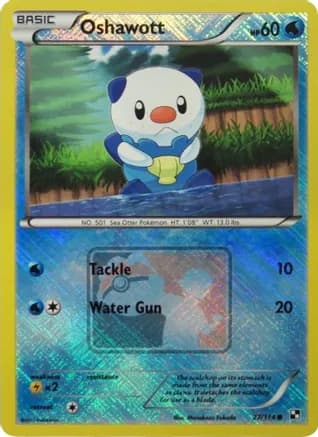 Oshawott - 27/114 (League Promo) — League & Championship Cards