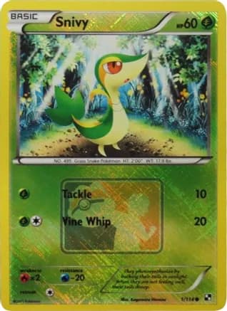 Snivy - 1/114 (League Promo) — League & Championship Cards