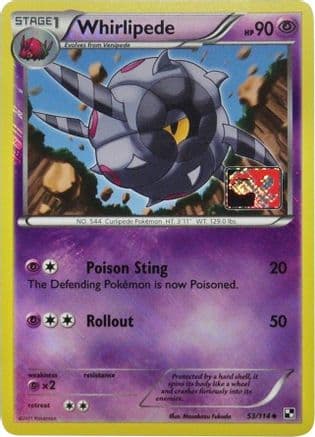 Whirlipede - 53/114 (League Promo) — League & Championship Cards
