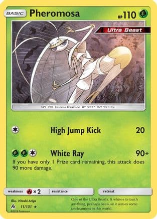 Pheromosa — SM - Forbidden Light Pokémon TCG card by Hitoshi Ariga
