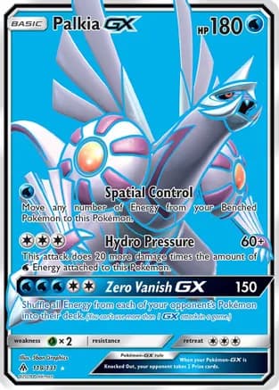 Palkia GX (Full Art) — SM - Forbidden Light
