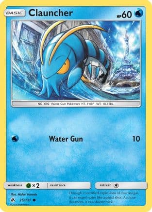 Clauncher — SM - Forbidden Light Pokémon TCG card by Midori Harada