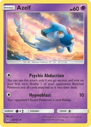 Azelf — SM - Forbidden Light Pokémon TCG card by sui