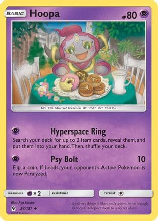 Hoopa — SM - Forbidden Light Pokémon TCG card by Aya Kusube