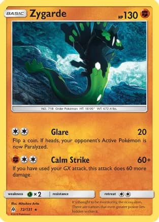 Zygarde (72) — SM - Forbidden Light