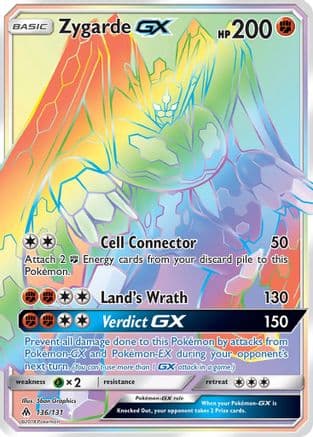 Zygarde GX (Secret) — Pokémon TCG card