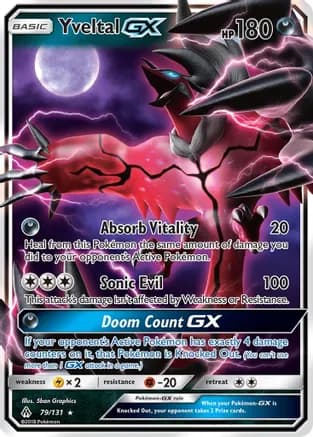 Yveltal GX — SM - Forbidden Light