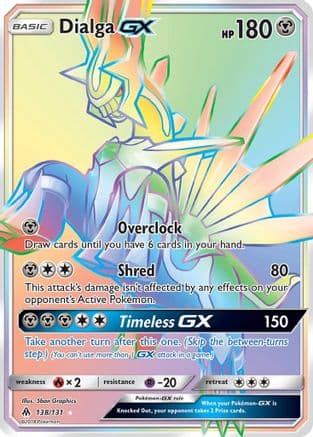 Dialga GX (Secret) — Pokémon TCG card