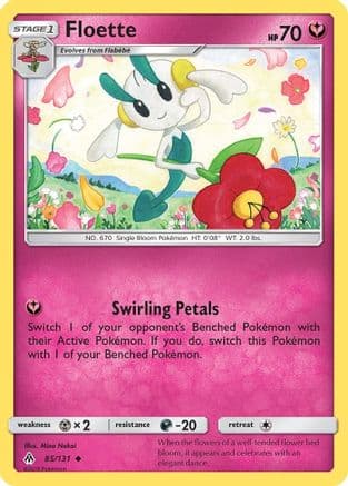 Floette — SM - Forbidden Light Pokémon TCG card by Mina Nakai