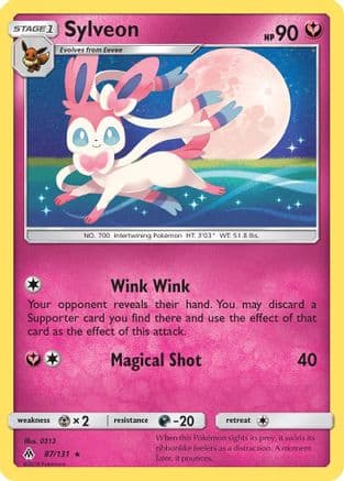Sylveon — SM - Forbidden Light Pokémon TCG card by 0313
