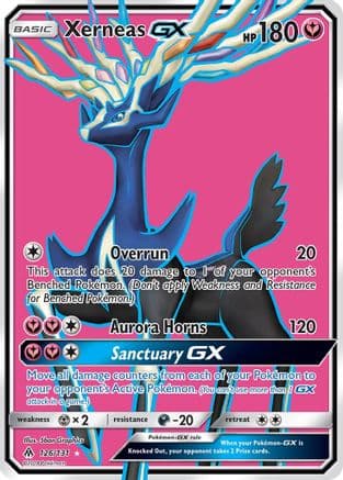 Xerneas GX (Full Art) — SM - Forbidden Light