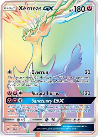 Xerneas GX (Secret) — Pokémon TCG card