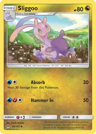 Sliggoo — SM - Forbidden Light Pokémon TCG card by Atsuko Nishida