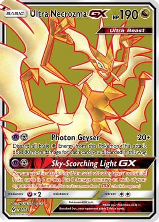 Ultra Necrozma GX (Full Art) — SM - Forbidden Light
