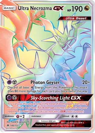 Ultra Necrozma GX (Secret) — SM - Forbidden Light