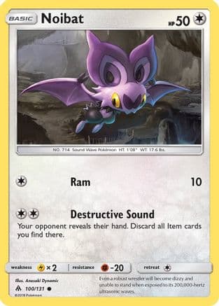 Noibat — SM - Forbidden Light Pokémon TCG card by Anesaki Dynamic