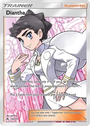 Diantha (Full Art) — SM - Forbidden Light
