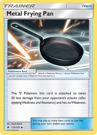Metal Frying Pan — SM - Forbidden Light Pokémon TCG card by Toyste Beach