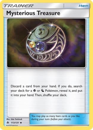 Mysterious Treasure — SM - Forbidden Light Pokémon TCG card by Eske Yoshinob
