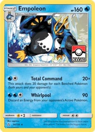 Empoleon - 34/156 (Pokemon League) — League & Championship Cards