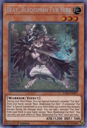 Beat, Bladesman Fur Hire — Yu-Gi-Oh! card