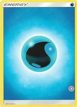 Water Energy (7) — SM Trainer Kit: Alolan Sandslash & Alolan Ninetales