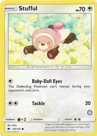Stufful (12) — SM Trainer Kit: Alolan Sandslash & Alolan Ninetales
