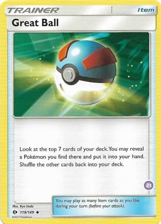 Great Ball (#21, Alolan Sandslash Half-Deck) — SM Trainer Kit: Alolan Sandslash & Alolan Ninetales Pokémon TCG card by Ryo Ueda