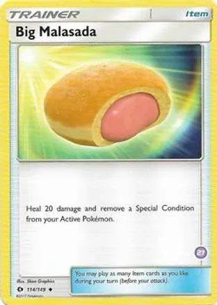 Big Malasada (27) — SM Trainer Kit: Alolan Sandslash & Alolan Ninetales Pokémon TCG card by Shin Graphics