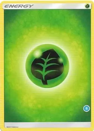 Grass Energy (5) — SM Trainer Kit: Alolan Sandslash & Alolan Ninetales