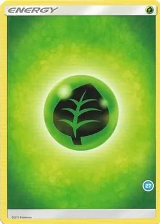 Grass Energy (27) — SM Trainer Kit: Alolan Sandslash & Alolan Ninetales