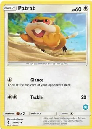 Patrat (16) — SM Trainer Kit: Alolan Sandslash & Alolan Ninetales