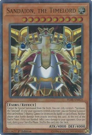Sandaion, the Timelord — Yu-Gi-Oh! card